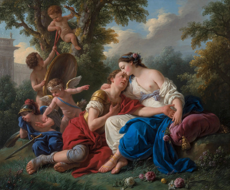 Renaud i Armida - Louis Jean François Lagrenée