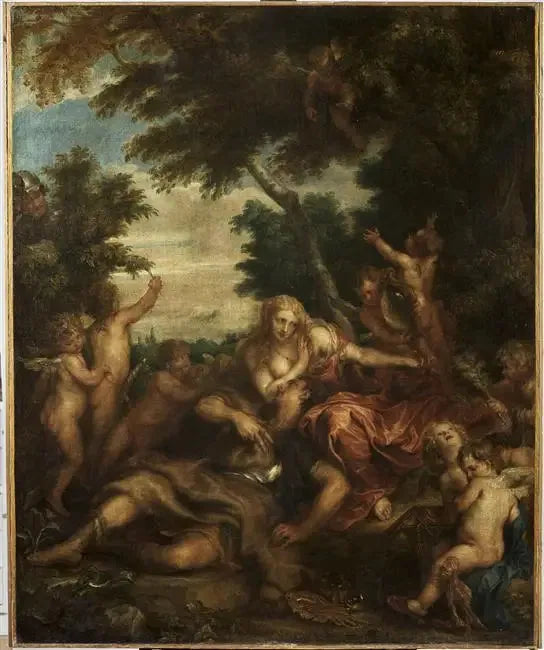 Renaud i Czarodziejka Armida - Antoine van Dyck