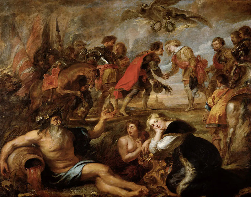 Spotkanie króla Ferdynanda i kardynała-infanta Ferdynanda w Nördlingen - Peter Paul Rubens