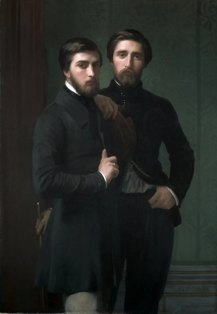 René-Charles Dassy i jego brat Jean-Baptiste-Claude-Amédé Dassy - Hippolyte Flandrin