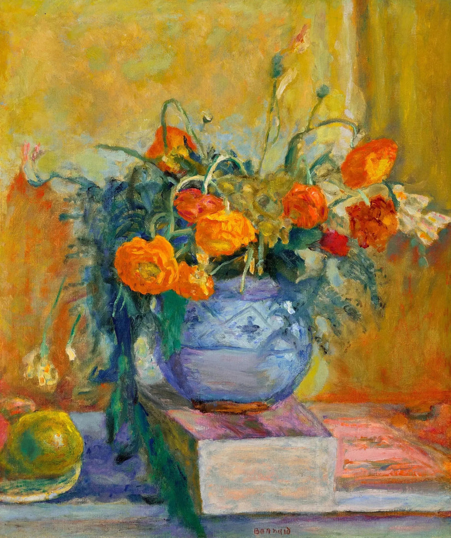 Rannikule w niebieskim wazonie - Pierre Bonnard