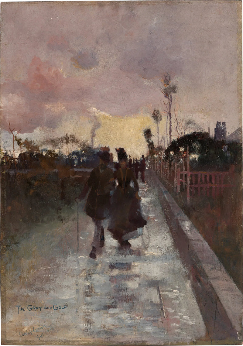 Powrót do domu (Szary i Złoto) - Charles Conder