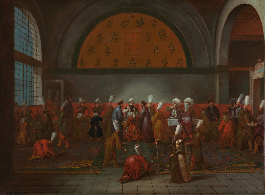 Le repas offert à l'Ambassadeur Cornelis Calkoen - Jean-Baptiste van Mour