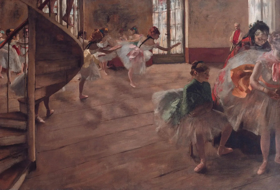 Powtórzenie baletu - Edgar Degas