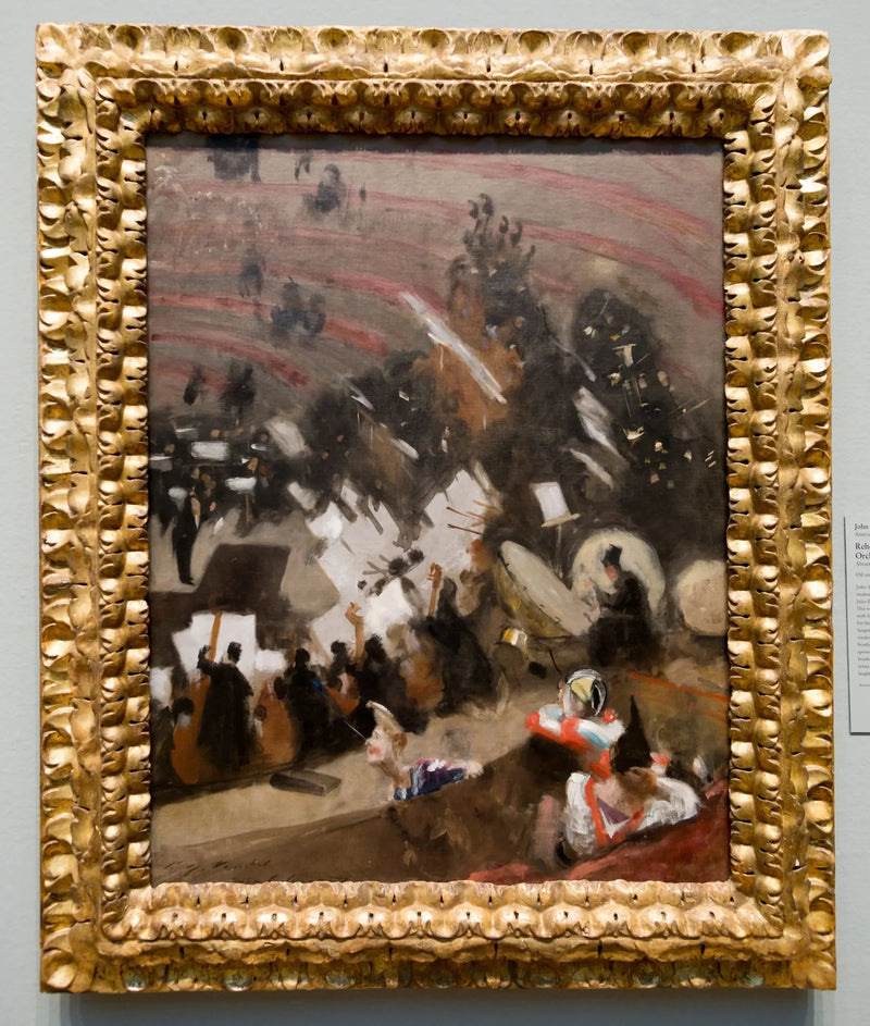 Powtórka Orkiestry Pasdeloup w Cirque d'Hiver - John Singer Sargent
