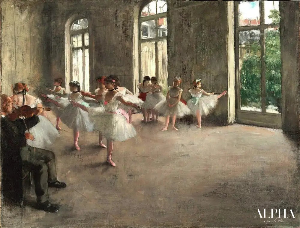 Répétition du ballet - Edgar Degas - Reproductions de tableaux et peintures haut de gamme