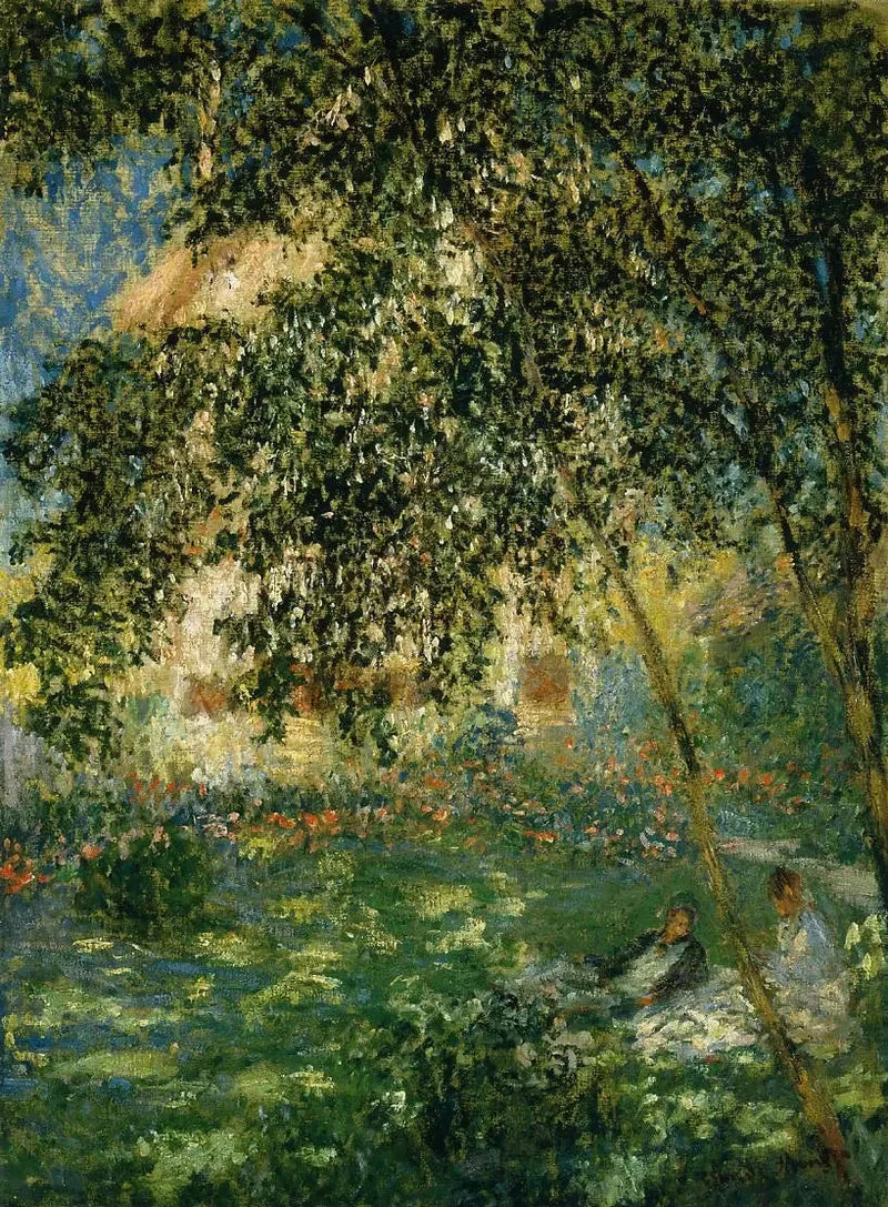 Odpoczynek w ogrodzie, Argenteuil W408 - Claude Monet
