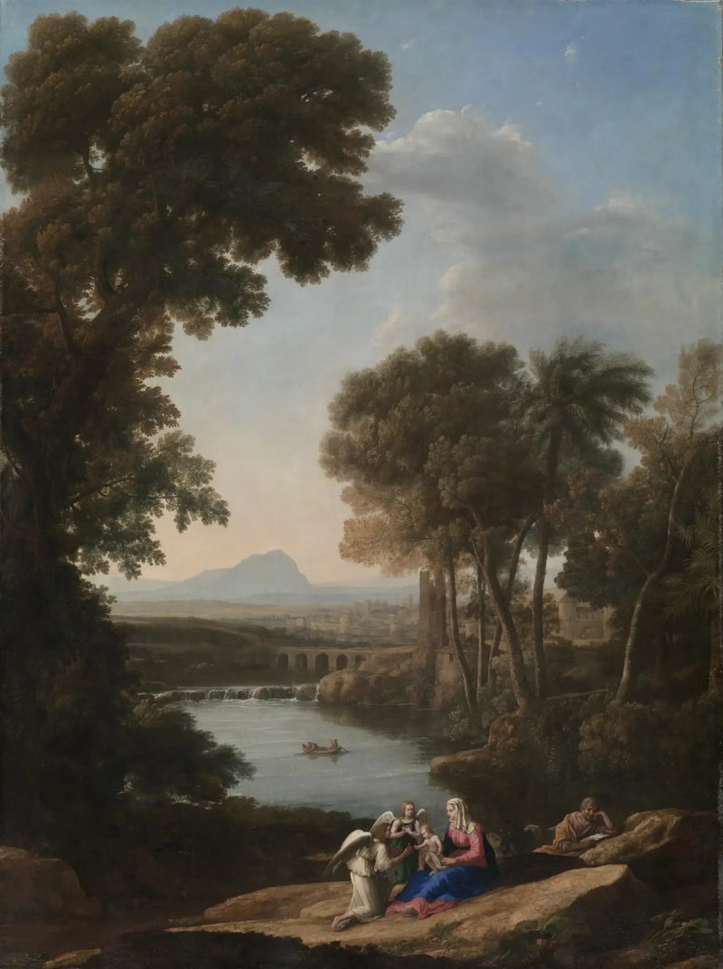 Odpoczynek podczas ucieczki do Egiptu - Claude Lorrain
