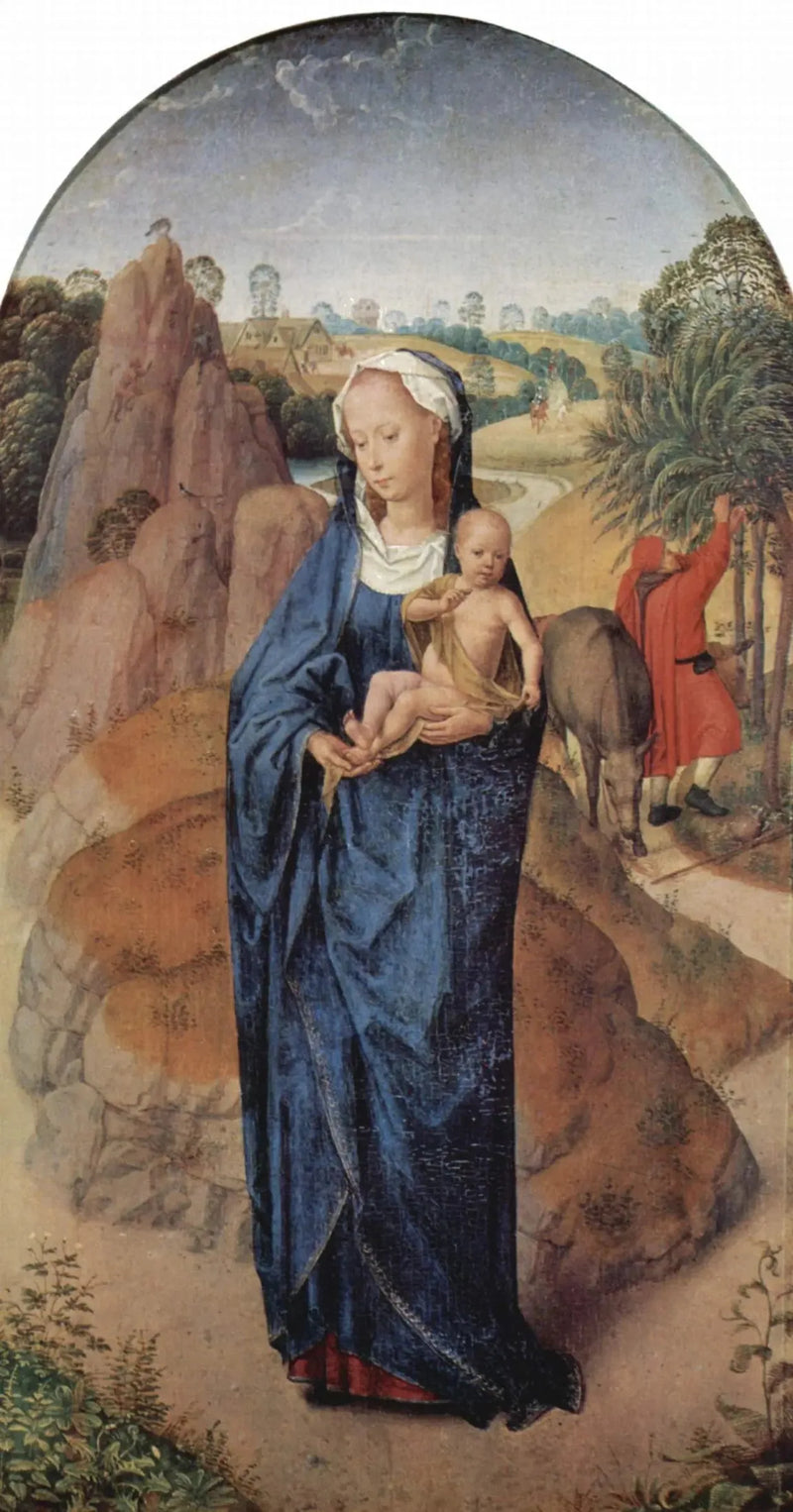 Odpoczynek podczas ucieczki do Egiptu - Hans Memling