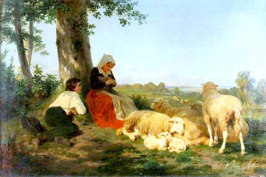 Repose - Rosa Bonheur - Reproductions de tableaux et peintures haut de gamme