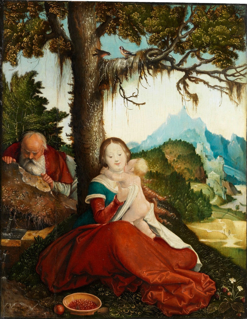 Odpocznij podczas lotu do Egiptu - Hans Baldung Grien