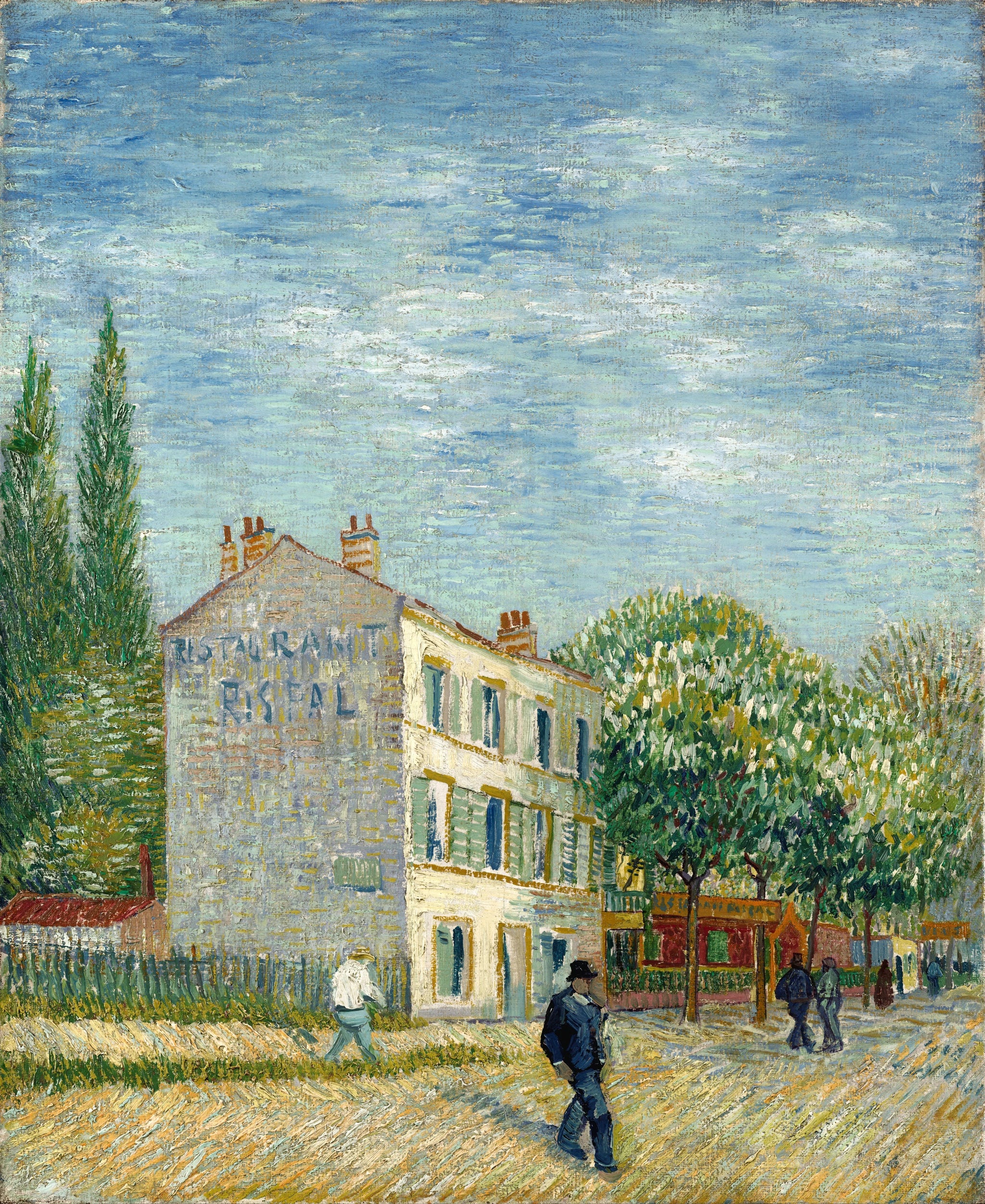 Le Restaurant Rispal à Asnières F355 de Vincent van Gogh, Nelson-Atkins Museum of Art