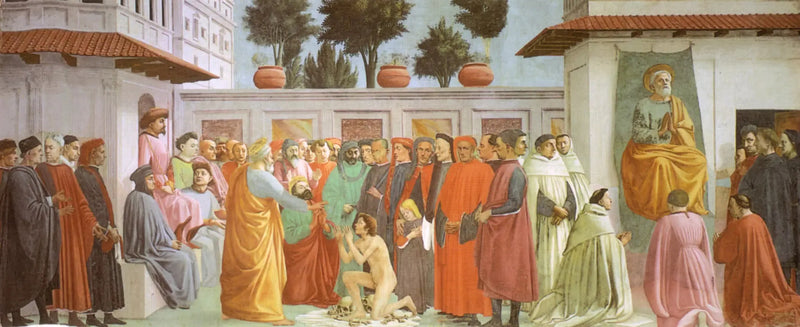 Zmartwychwstanie syna Teofila i świętego Piotra na ambonie - Filippino Lippi