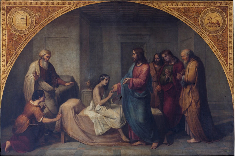 La résurrection de la fille de Jaïrus - Benito Sáez García
