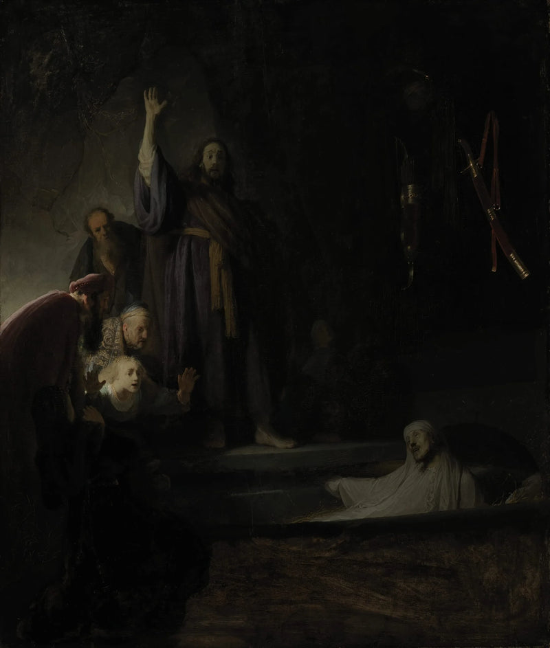 Zmartwychwstanie Łazarza - Rembrandt