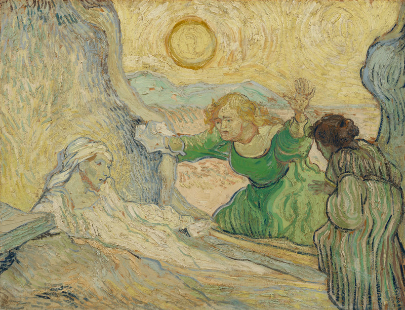 Zmartwychwstanie Łazarza - Vincent van Gogh