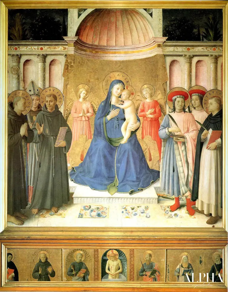 Retable de Bosco ai Frati - Fra Angelico - Reproductions de tableaux et peintures haut de gamme