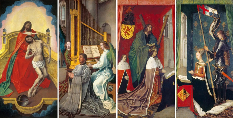 Retabel Trójcy Świętej - Hugo van der Goes