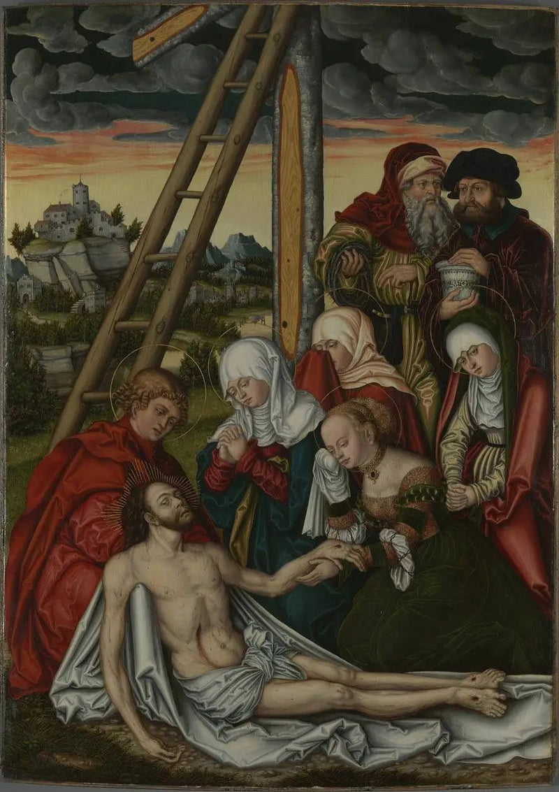 Retabel Pierre i Paweł: Opłakiwanie Chrystusa - Lucas Cranach Starszy