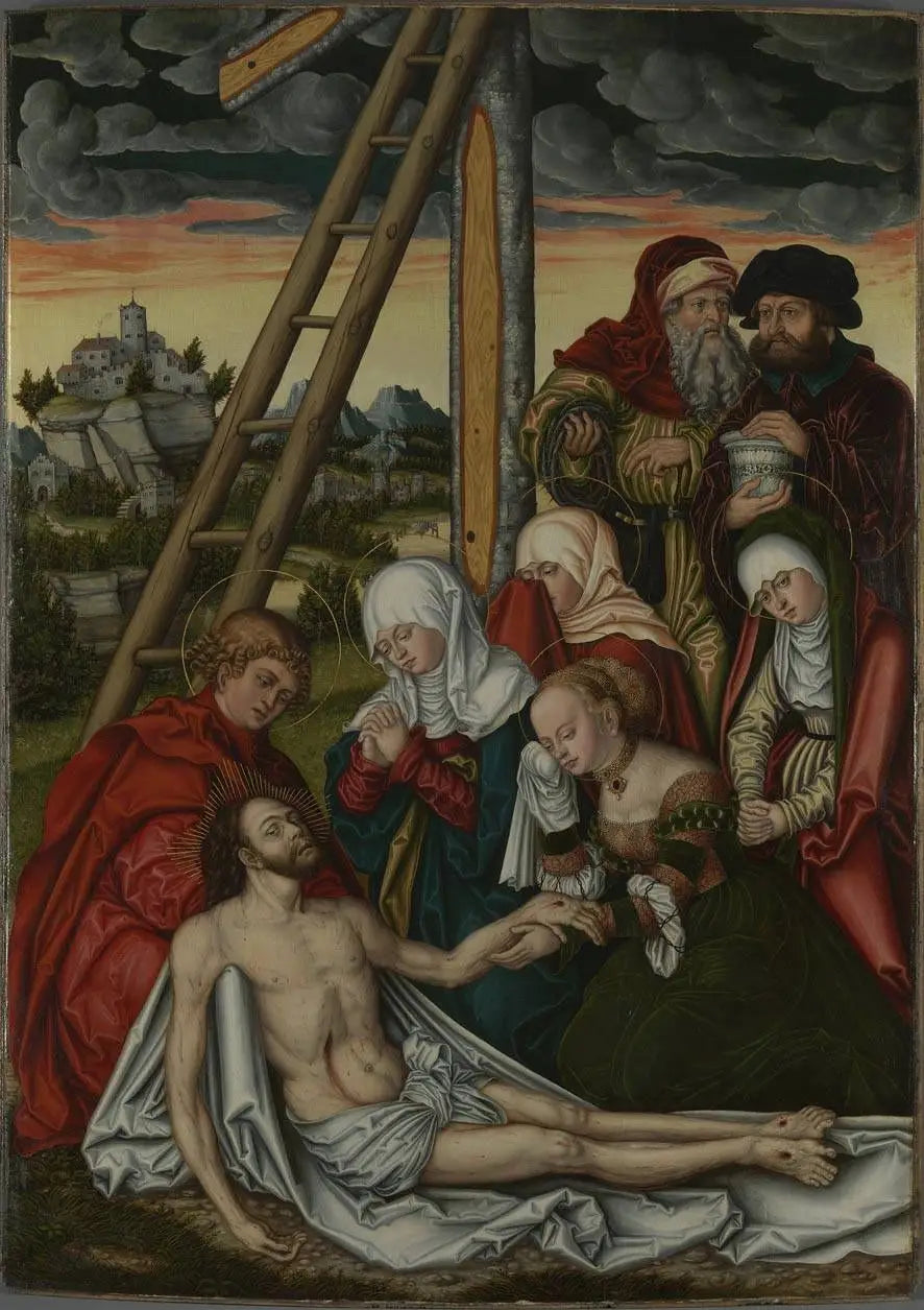 Retabel Pierre i Paweł: Opłakiwanie Chrystusa - Lucas Cranach Starszy