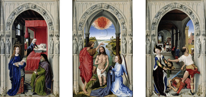 retabel świętego Jana Chrzciciela - Rogier van der Weyden