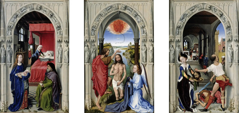 retabel świętego Jana Chrzciciela - Rogier van der Weyden