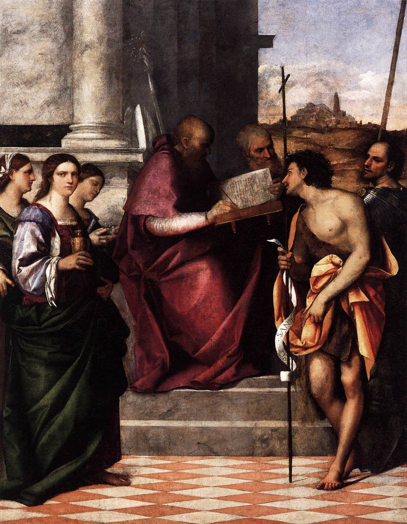 Retabel św. Jana Chryzostoma - Sebastiano del Piombo