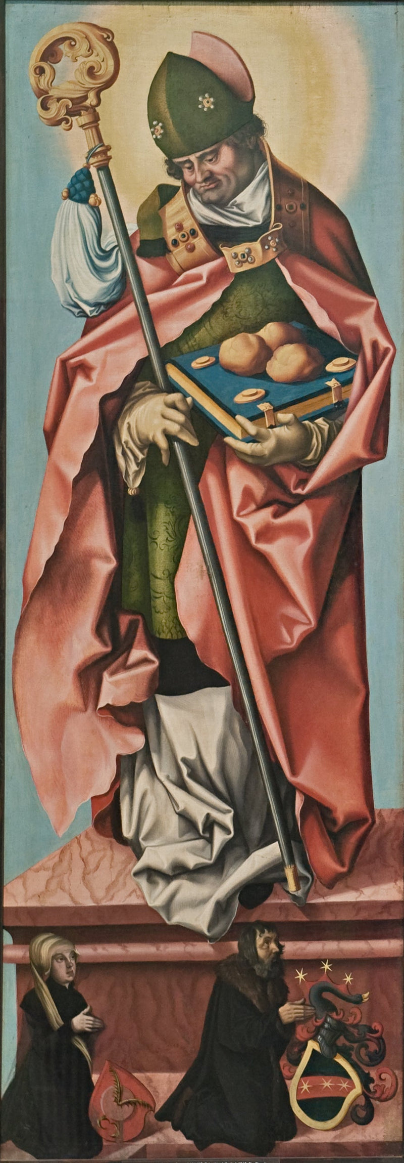 Retabel św. Jana: Święty Mikołaj - Hans Baldung Grien