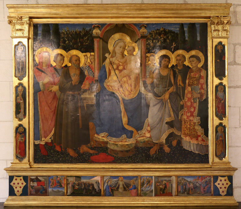 Retabel świętego Jerzego - Zanobi Strozzi