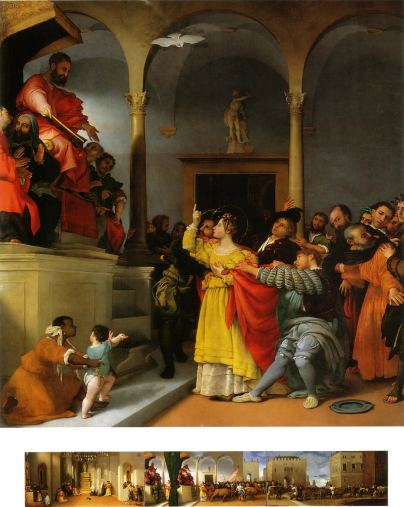 Retabel św. Łucji - Lorenzo Lotto
