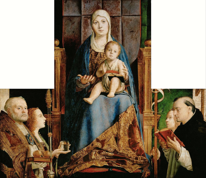 Retabel San Cassiano - Antonello de Messine