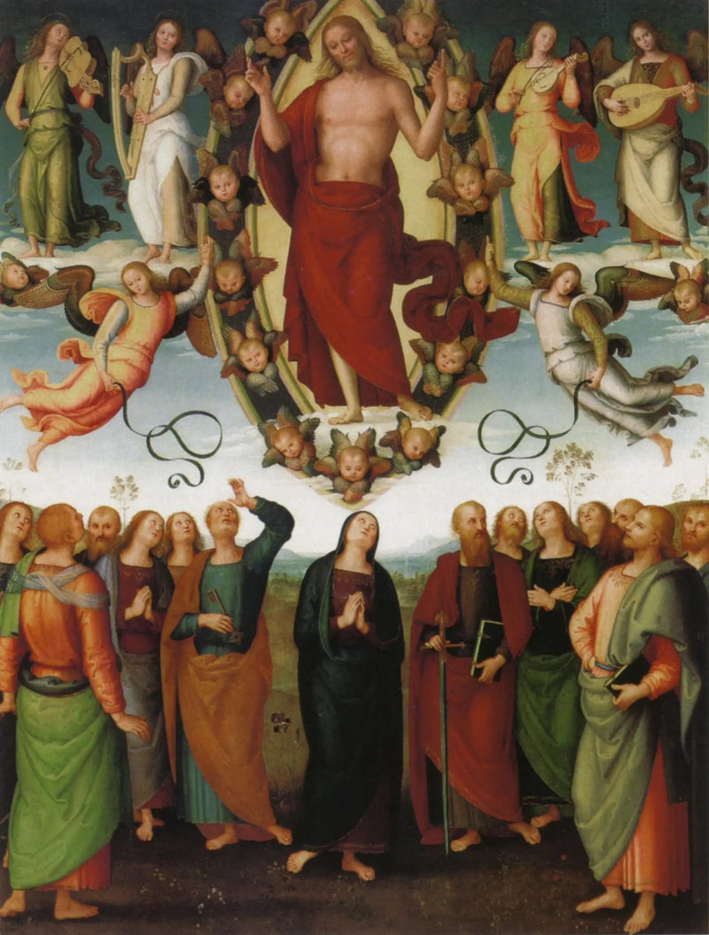 Retabel w Sansepolcro - Pietro Perugino