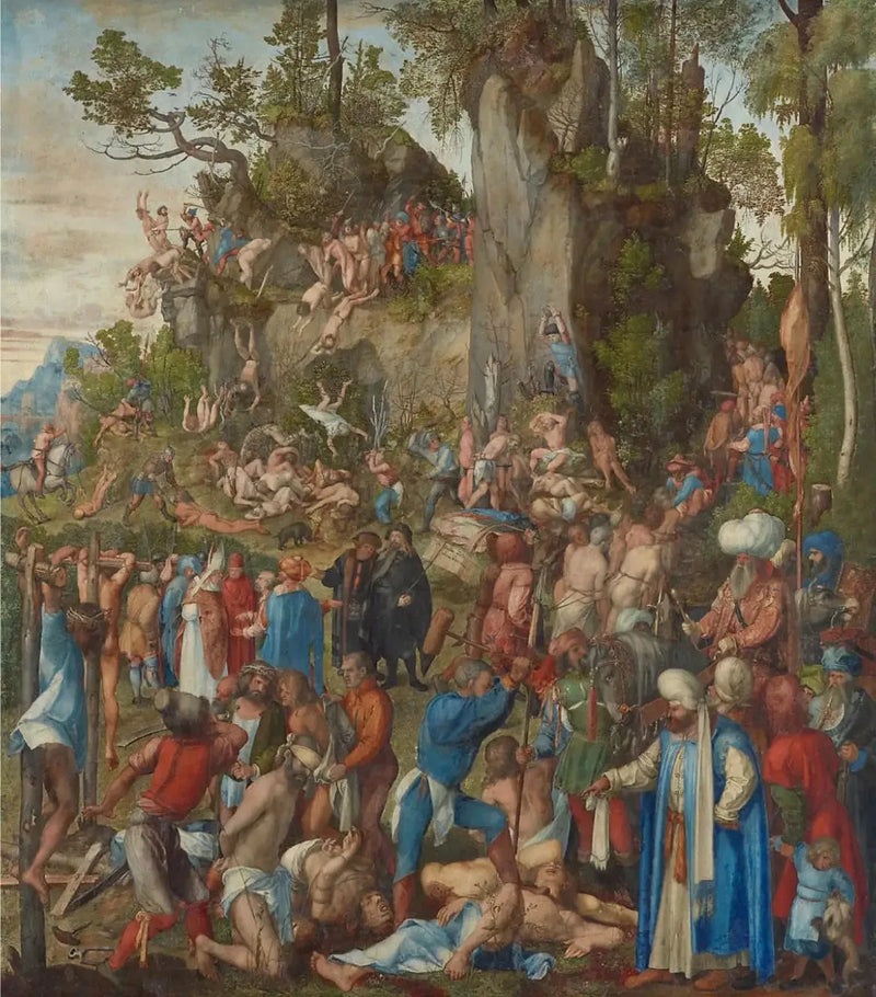 retabel dziesięciu tysięcy męczenników - Albrecht Dürer