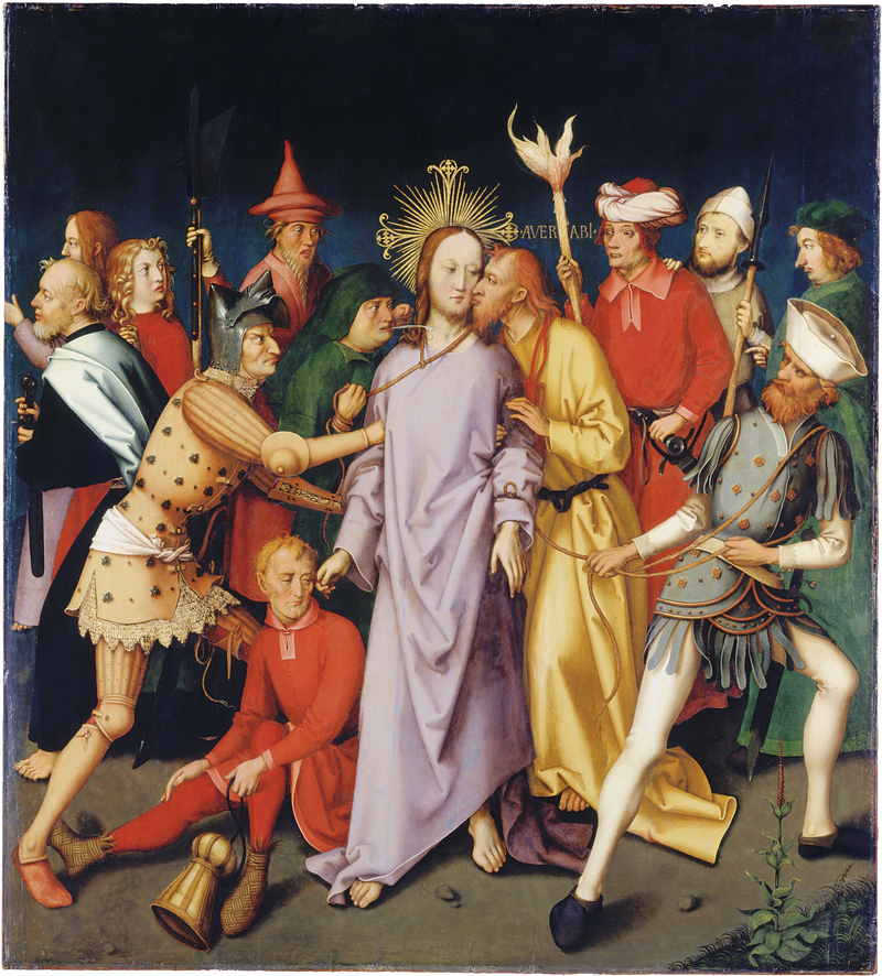 Dominikański retabel we Frankfurcie: Aresztowanie Chrystusa - Hans Holbein Starszy