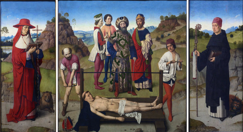 Retabel męczeństwa świętego Erazma - Dirk Bouts
