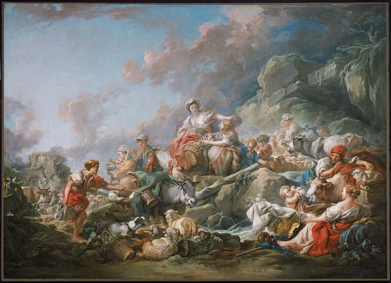 Powrót na rynek - François Boucher