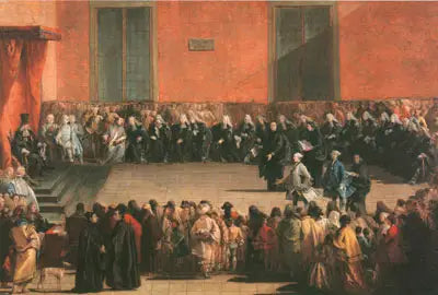 Reunion konsularna - Giovanni Battista Tiepolo