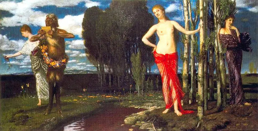 Wiosenne przebudzenie - Arnold Böcklin