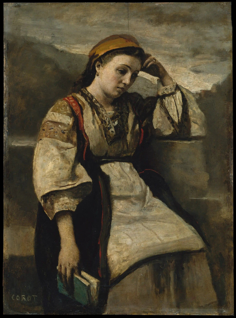 Marzenie - Jean-Baptiste Camille Corot