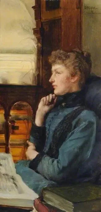 Rêverie : Dalekie myśli - Lawrence Alma-Tadema