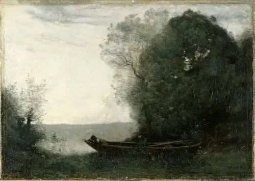 Marzenie nad stawem - Jean-Baptiste Camille Corot