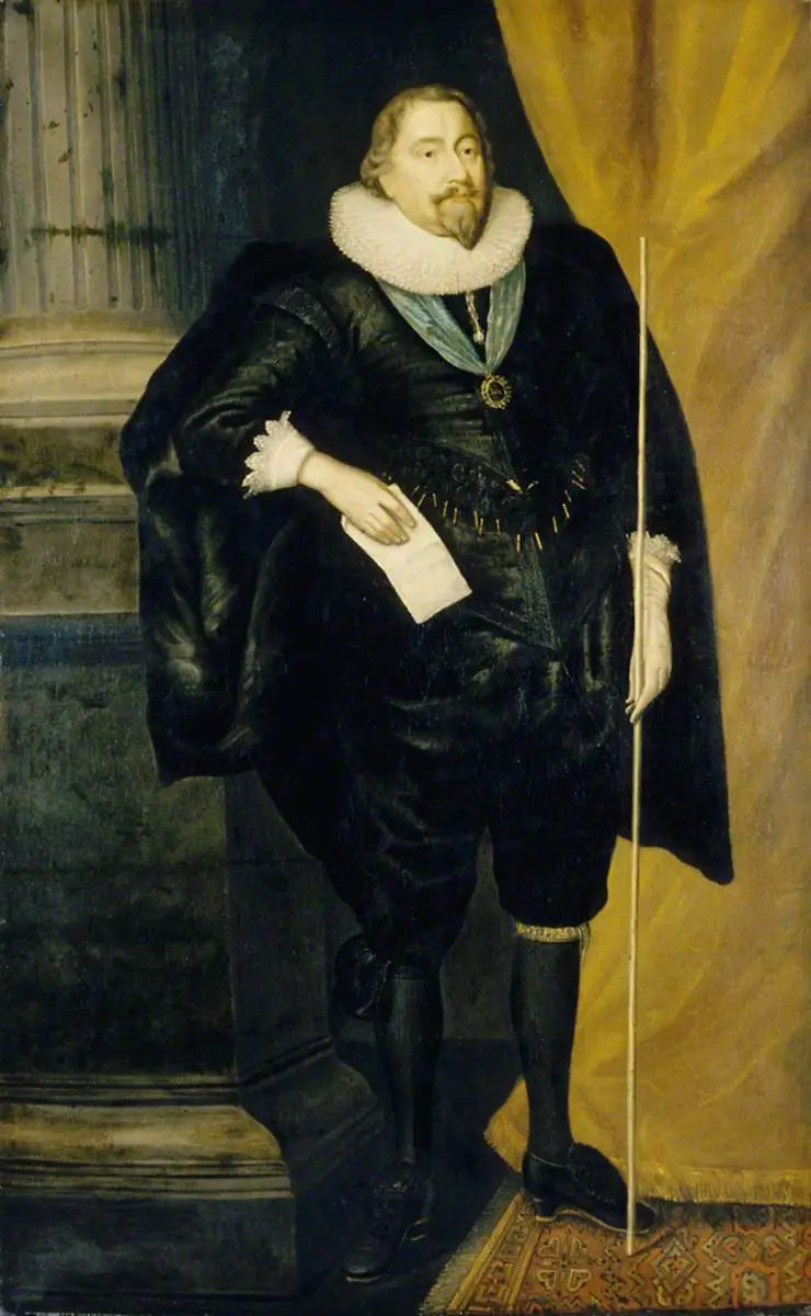 Richard Weston (1577–1635), pierwszy hrabia Portland, dyplomata, kanclerz skarbu i Lord Wielki Skarbnik - Antoine van Dyck