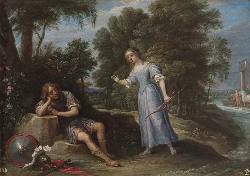 Rinaldo zakochany w Armidzie - David Teniers Młodszy