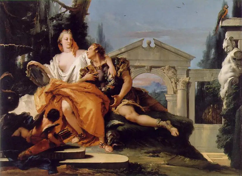 Rinaldo pod urokiem Armidy - Giovanni Battista Tiepolo