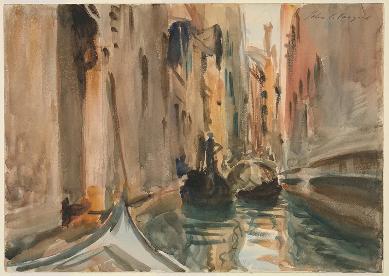 Rio di San Salvatore, Wenecja - John Singer Sargent