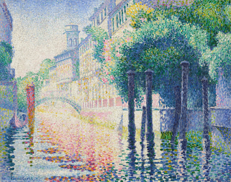 Rio San Trovaso, Wenecja - Henri-Edmond Cross