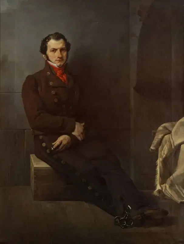 Portret hrabiego Arese w więzieniu - Francesco Hayez