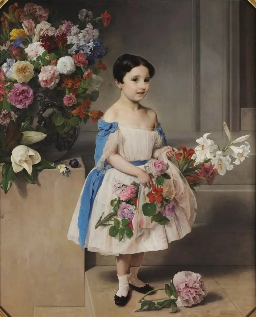 Portret hrabianki Antonietty Negroni Prati Morosini petite - Francesco Hayez