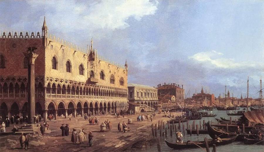 Riva degli Schiavoni na wschód - Canaletto