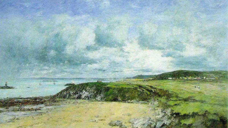 Wybrzeże Portrieux, Côtes-du-Nord - Eugène Boudin